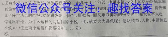 河南省许昌市xcs2023-2024学年第二学期八年级期末教学质量检测语文